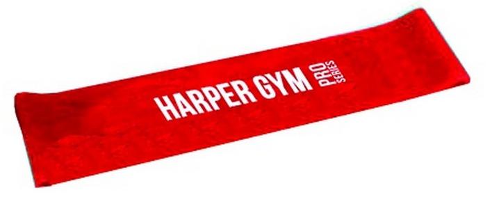 Фитнес-резинка Harper Gym, 50*5*0.08см (10кг), красн.