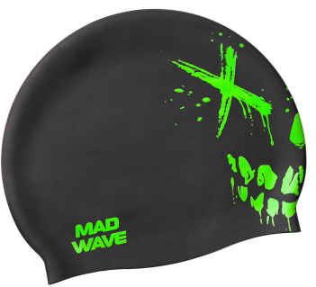 Шапка плав. Mad Wave CRAZY SCULL Jr silicone