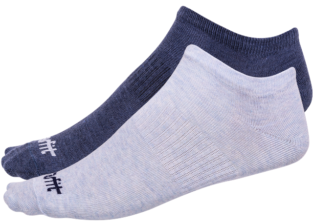Носки низкие StarFit, голубой меланж/синий меланж (2 пары)